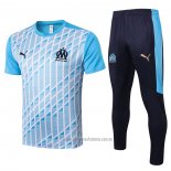 Chandal del Olympique Marsella Manga Corta 2020-2021 Azul