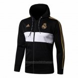 Chaqueta con Capucha del Real Madrid 2019-2020 Negro