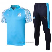 Conjunto Polo Olympique Marsella 2020-2021 Azul