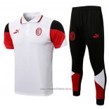 Conjunto Polo del AC Milan 2021-2022 Blanco