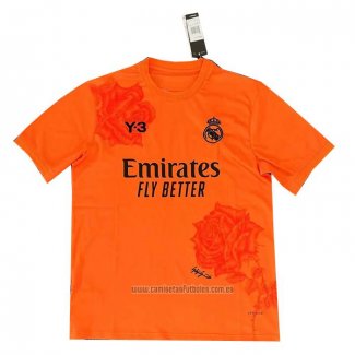 Tailandia Camiseta del Real Madrid Y-3 2024 Naranja