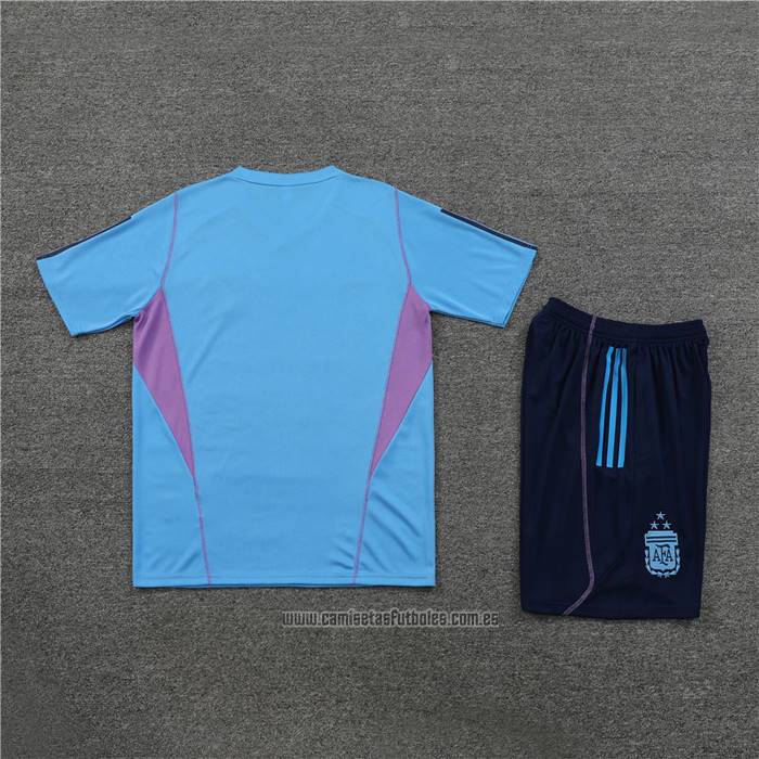 Chandal del Argentina Manga Corta 2023-2024 Azul Oscuro - Pantalon Corto