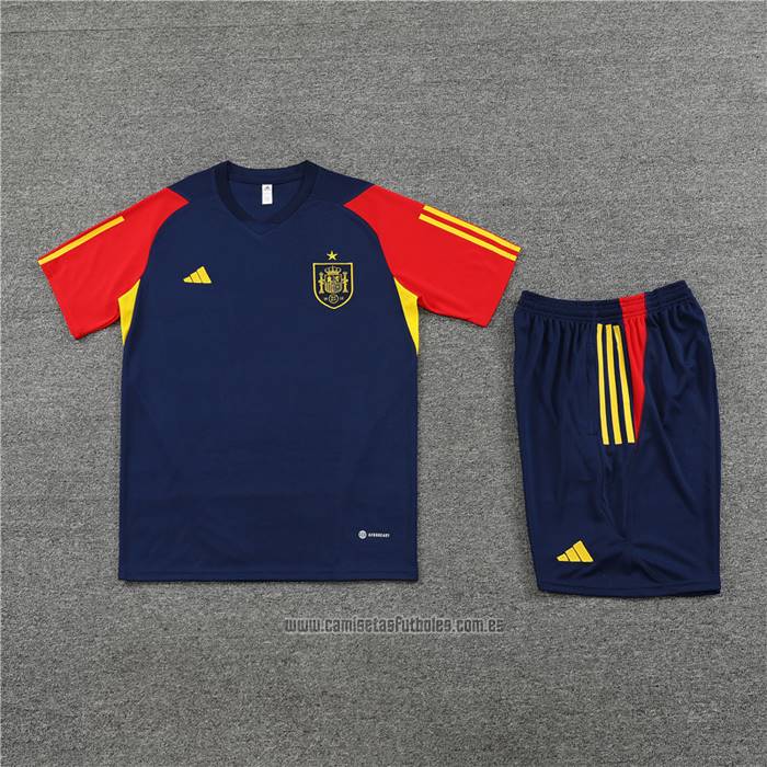 Chandal del Espana Manga Corta 2023-2024 Azul - Pantalon Corto