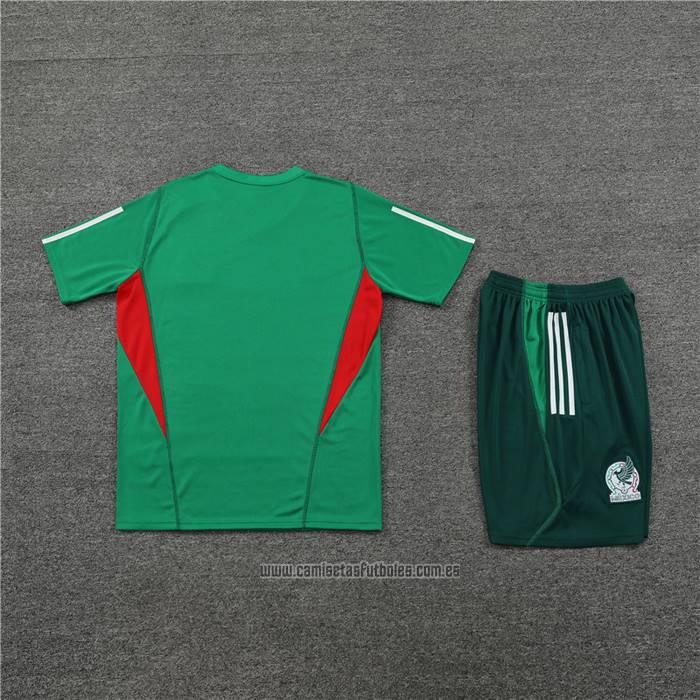 Chandal del Mexico Manga Corta 2023-2024 Verde - Pantalon Corto