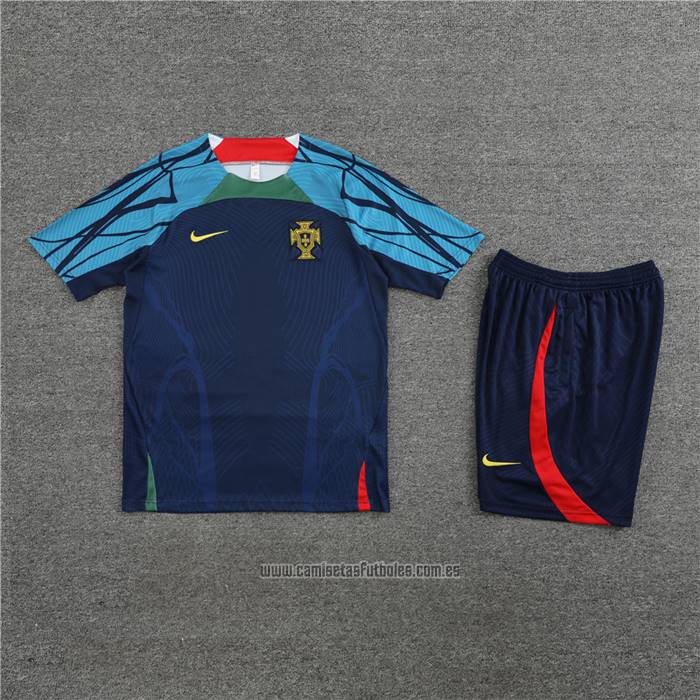 Chandal del Portugal Manga Corta 2022-2023 Azul - Pantalon Corto
