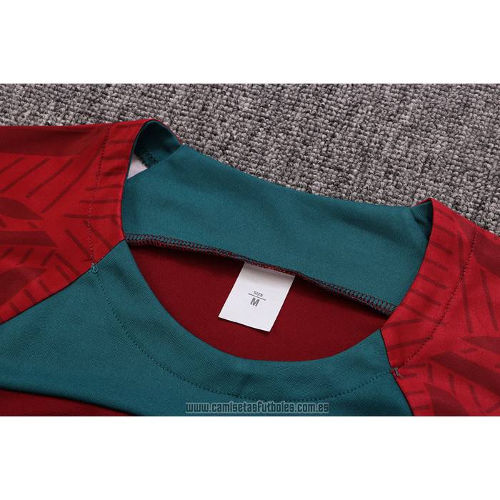 Chandal del Portugal Manga Corta 2022-2023 Rojo - Pantalon Corto