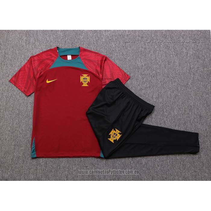 Chandal del Portugal Manga Corta 2022-2023 Rojo